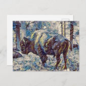 モザイクバイソン ポストカード (正面/裏面)