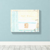 モザイクバスルーム キャンバスプリント (インサイチュ (ウッドフロア))