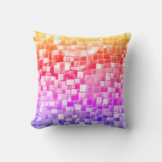 モザイクバブルアート/インパネマ/ クッション (正面)