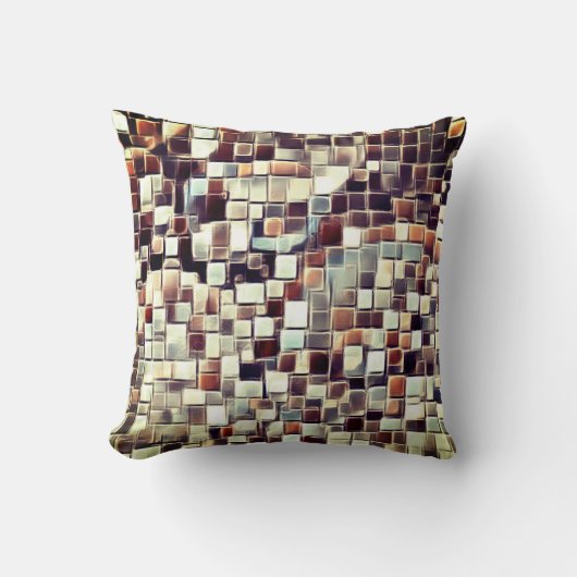 モザイクバブルアート/レコレータ/ クッション (正面)