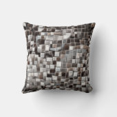 モザイクバブルアート/霧/ クッション (裏面)