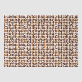 モザイクパターンとグラフィックスを繰り返飾し 薄葉紙