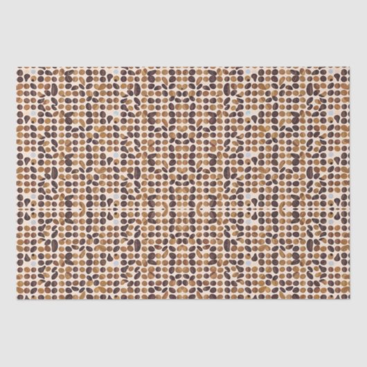 モザイクパターンとグラフィックスを繰り返飾し 薄葉紙 (正面)