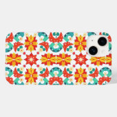 モザイクパターンスタイリッシュ幾何学的デザイン Case-Mate iPhoneケース (裏面 (横))