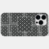 モザイクパターン01.BW.b Case-Mate iPhoneケース (裏面 (横))
