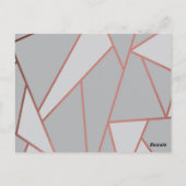 モザイクパターン3 ポストカード (裏面)