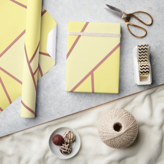 モザイクパターン9 ラッピングペーパー (クラフト)