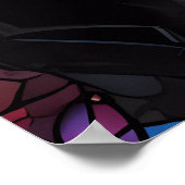 モザイクパンサーアート ポスター (角)