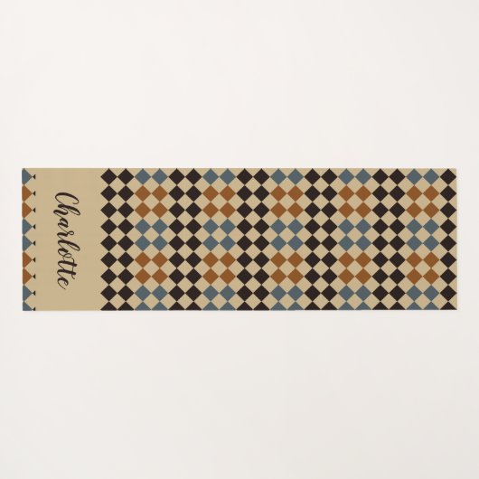 モザイクパーソナライズされたタイルヨガマット ヨガマット (裏面(横))