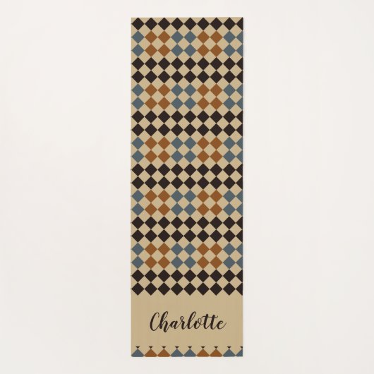モザイクパーソナライズされたタイルヨガマット ヨガマット (裏面)