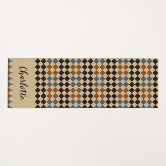 モザイクパーソナライズされたタイルヨガマット ヨガマット (正面(横))