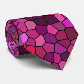 モザイクパープルピンク ネクタイ (ロール)
