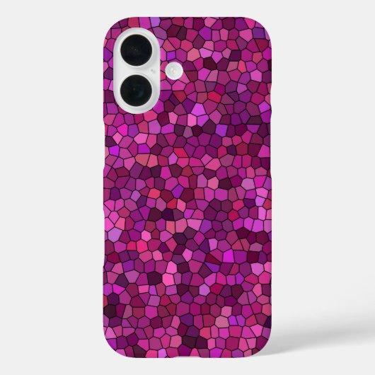 モザイクパープルピンク Case-Mate iPhoneケース (裏面)