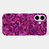 モザイクパープルピンク Case-Mate iPhoneケース (裏面 (横))