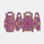 モザイクパープルヴィンテージフラクタル万華鏡のように千変万化するパターン フェイバーボックス (折り畳みなし)