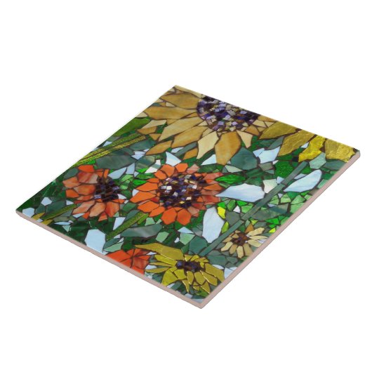 モザイクヒマワリ タイル (側面)