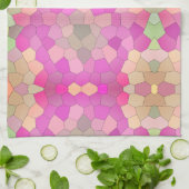 モザイクピクセライズアートヌバウ キッチンタオル (折り畳み)