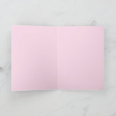 モザイクピンク/グレーのドイツの羊飼いグリーティングカード カード (内部)