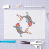 モザイクフィッシュ 薄葉紙 (クラフト)