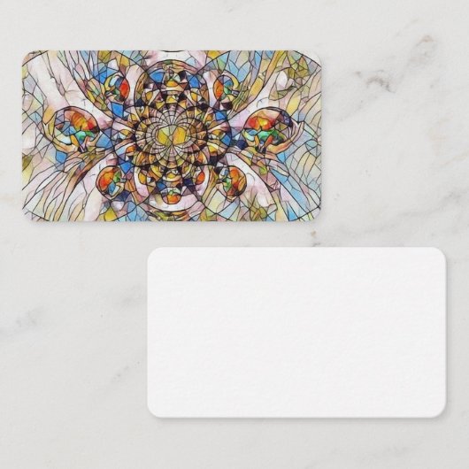モザイクフラクタル 名刺 (正面/裏面)