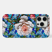 モザイクフラワーパターン iPhoneケース (裏面横)