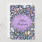 モザイクフローラ結婚タイル 招待状 (裏面)