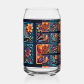 モザイクフローラ鳥ミックス ガラス缶 (左)