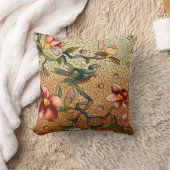 モザイクフローラ/ブルーバード装飾用クッション クッション (ブランケット)