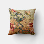 モザイクフローラ/ブルーバード装飾用クッション クッション (裏面)