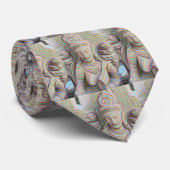 モザイクブッダ像サンダー_コーブ ネクタイ (ロール)