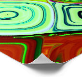 モザイクブラゴ・ミッチェル素晴らしフラクタル・アート ポスター (角)