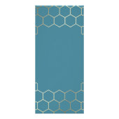 モザイクブルーのbeeロゴの価格表 ラックカード (裏面)