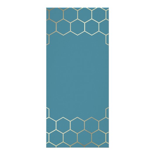 モザイクブルーのbeeロゴの価格表 ラックカード (裏面)