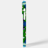 モザイクブルーグリーンヒッパイボホマンダラ Case-Mate iPhoneケース (裏面 / 左)