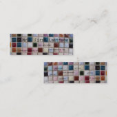 モザイクプロフィールカード スキニー名刺 (正面/裏面)