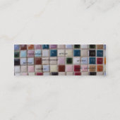 モザイクプロフィールカード スキニー名刺 (裏面)