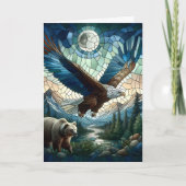 モザイクベアとイーグル カード (正面)