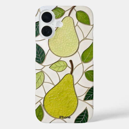 モザイクペア染色iphone 16ケース Case-Mate iPhoneケース (裏面)