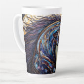 モザイクホース カフェラテマグ (左アングル)