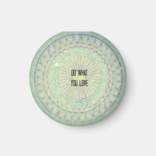 モザイクマグネットが好きなことをする マグネット (正面)