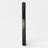 モザイクマンダラフラワーレッド黄緑と黒 Case-Mate iPhoneケース (裏面/左)