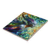 モザイクマーメイド右向き タイル (側面)