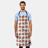 モザイクメドレー – エプロン (着用した状態)