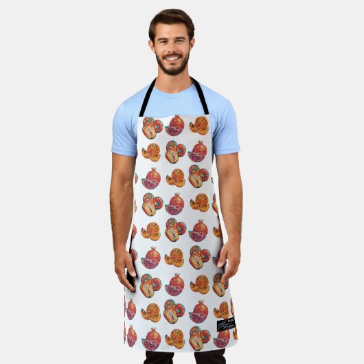 モザイクメドレー – エプロン (着用した状態)