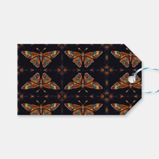 モザイクモスバタフライ ギフトタグ (正面(横))