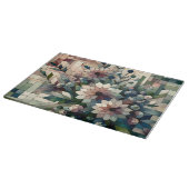 モザイクモダンの花 カッティングボード (角)