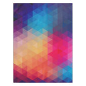 モザイクモダンカラフル幾何パターン テーブルクロス (正面)