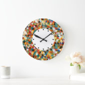 モザイクモダンデザイン ラージ壁時計 (ホーム)