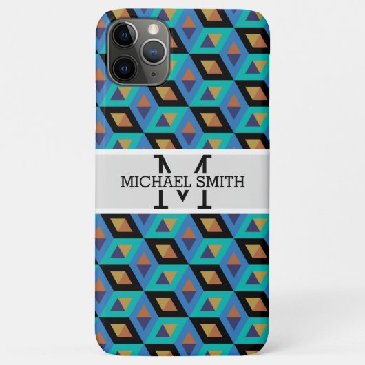 モザイクモダンモノグラム#11 Case-Mate iPhoneケース (裏面)