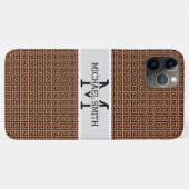 モザイクモダンモノグラム#13 Case-Mate iPhoneケース (裏面(横))